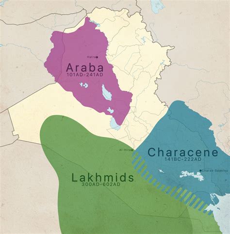 Arab Kingdoms in Iraq before Islam.... - Maps on the Web