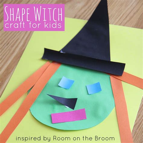 Witch Shape Craft {Inspired by Room on the Broom} | Halloween crafts ...