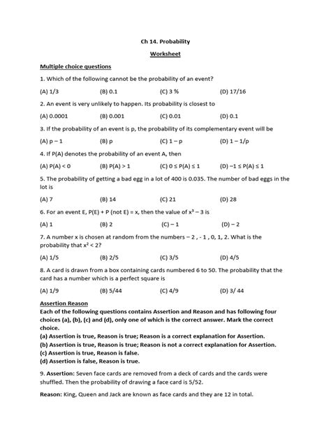 Image result for Probability Class 10 Exercise