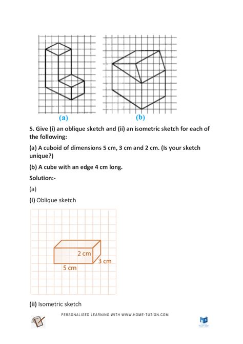 Image result for Visualising Solid Shapes Class 7 Explaining Net