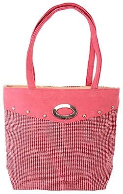 Buy Prime Handicrafts Unisex Jute Shoulder Bag (Pink, PMH014) at Amazon.in
