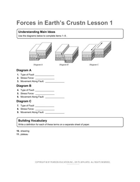 Image result for Modeling Faults Worksheet
