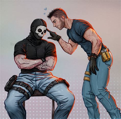 ghost and soap (call of duty and 1 more) drawn by cod_leech | Danbooru