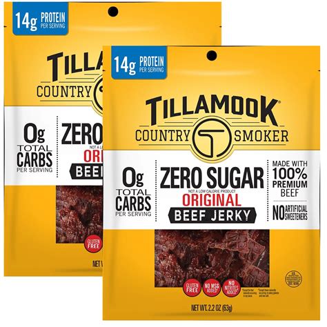 7% Off on Tillamook Country Smoker ZERO SUGAR ORIGINAL Beef Jerky 2.2oz ...