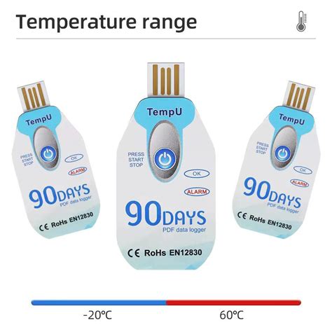90 Days Temperature Data Logger - Disposable – Uniglobal Business