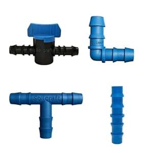 SOILCRAFT®- 12mm Elbow-100 pcs | Coke(Tap)-100 pcs| Joiner-100 pcs| Tee ...