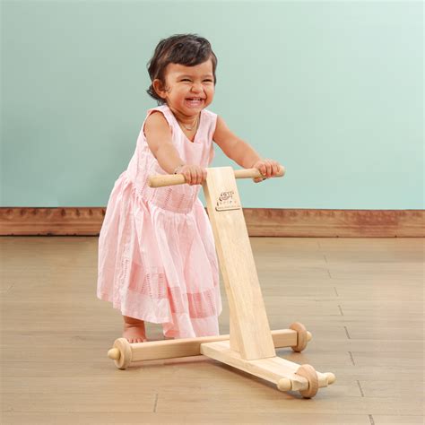 Traditional Push Wagon|Baby Wooden Traditional Infant Walker|Ariro ...