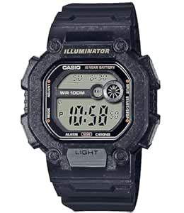 Casio LED Illuminator 10-Year Battery Extra Long Band Countdown Timer ...