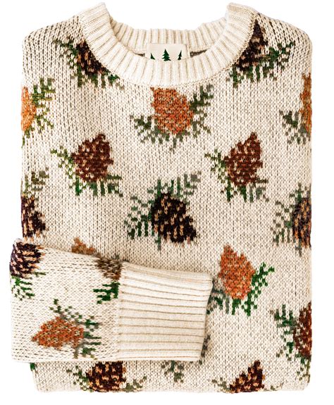 Woodland Pine Sweater in Cream - Kiel James Patrick