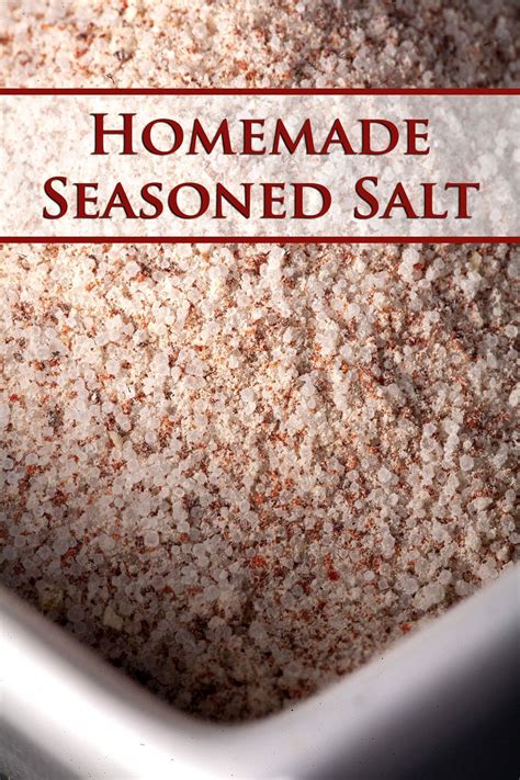 Homemade seasoned salt – Artofit