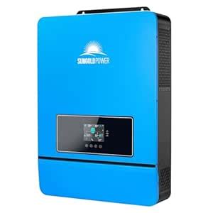 SUNGOLDPOWER 8000W 48V Solar Hybrid Inverter, Built-in 2 MPPT Solar ...