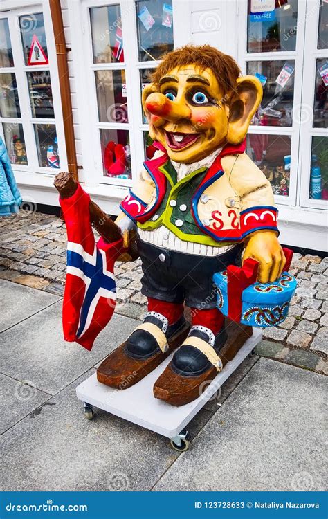 Statue of a Traditional Troll in Norway Editorial Stock Photo - Image ...