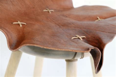 An upload by Laila Steen on Coroflot: to the project Cuir Bouilli Chair
