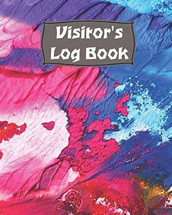 Buy Visitor Log Book: Guest Login Notebook, Record Guest Sign-In ...