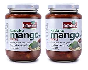 Grandmas Authentic Kerala Style Kaduku Mango Pickle | Kaduku Manga ...