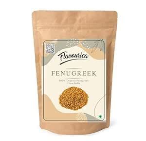 Flavourica Organic Methi Fenugreek Seeds | Whole Methi Dana Seeds ...