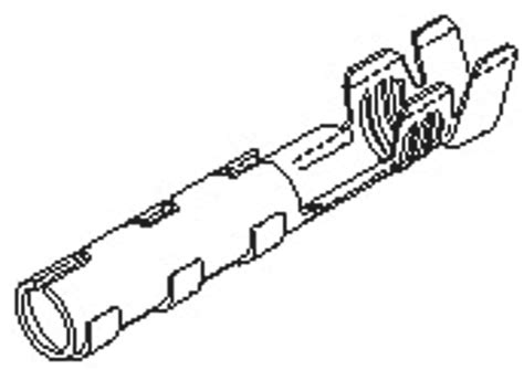 02-08-1102 Molex | Molex 1881 Series Female Crimp Terminal, 24 AWG Min ...
