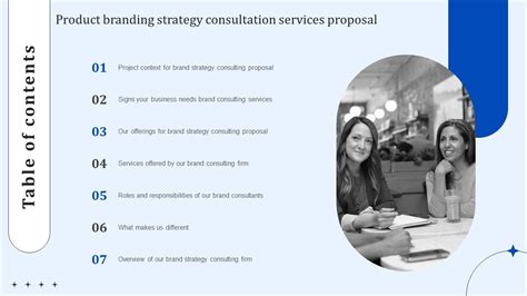 Image result for Table of Contents Product Proposal