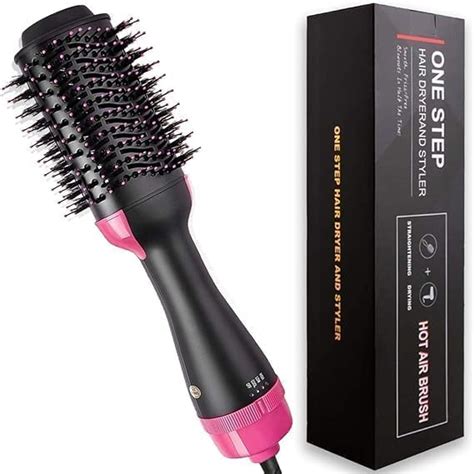 One Step Hair Dryer and Volumizer,Round Brush For Blow Drying Hot Air ...