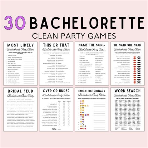 Bachelorette party printables – Artofit