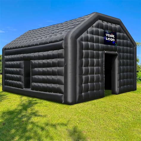 Amazon.com : Large Black Inflatable Disco Party Tent Cube Wedding Tent ...