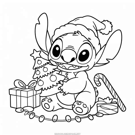 Stitch Coloring Sheet