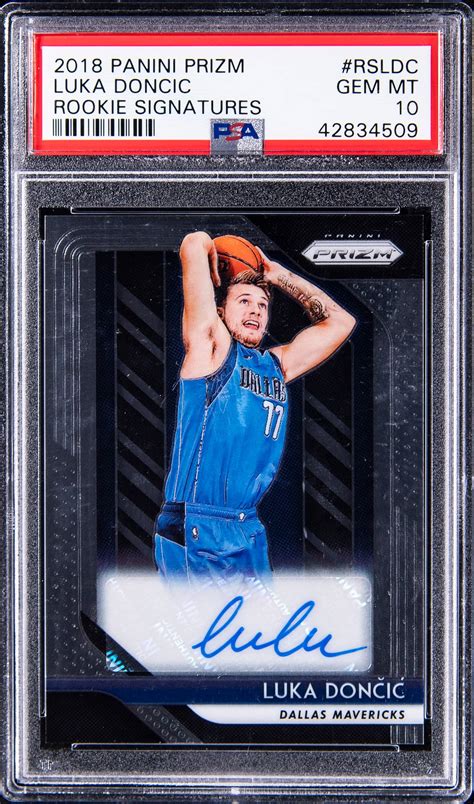 Luka Doncic 2018 Prizm #RS-LDC Rookie Signatures Price Guide - Sports ...