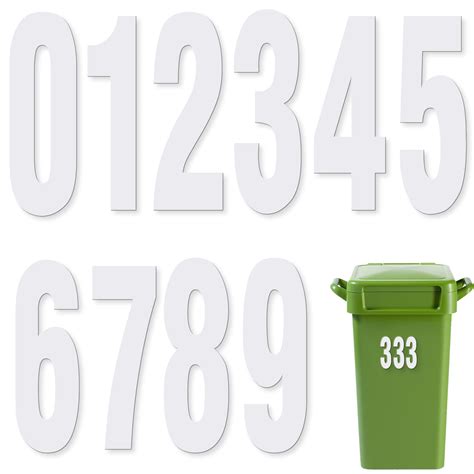 Wheelie Bin Numbers For Bins 3 Pack Wheelie Bin Stickers | Desertcart INDIA