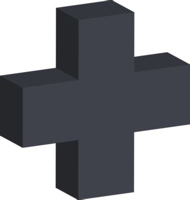 Image result for Plus 3D Shapes