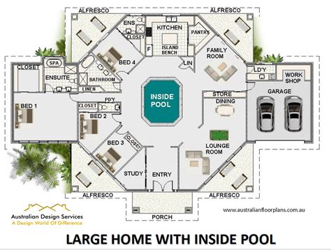 House Plans With Pool