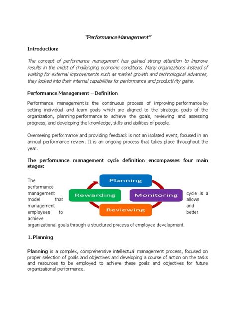 Image result for Performance Management Process PDF
