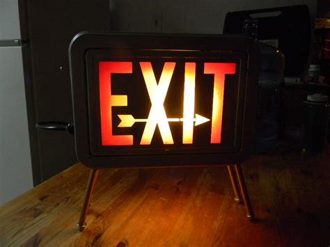Image result for Cool Exit Sign