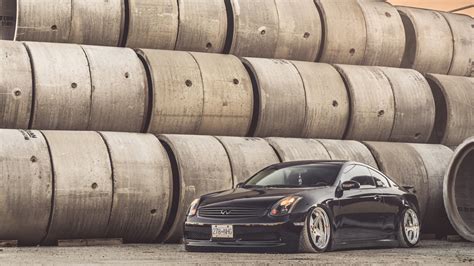 Download wallpaper Infiniti, Black, Coupe, Wheels, G35, Hrome, section ...