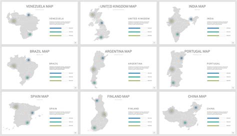 PowerPoint Map Template 的图像结果