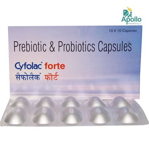 Cyfolac Forte Capsule 10's Price, Uses, Side Effects, Composition ...