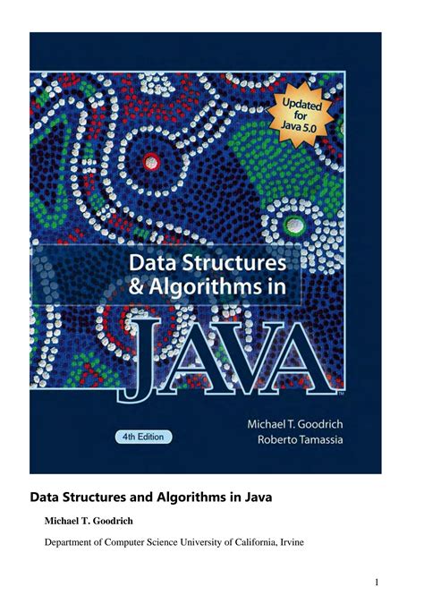 Image result for Data Structures and Algorithms in Java Book