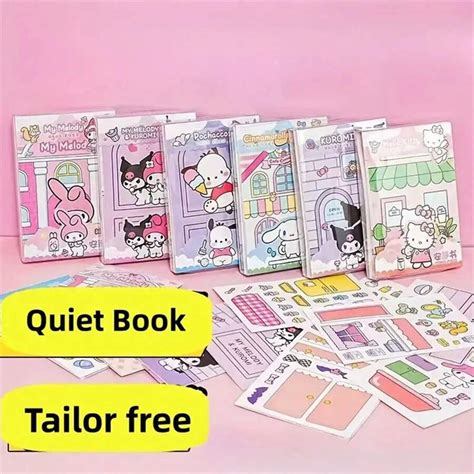 Sanrio Sanrio Kitty & Friends DIY Sticker Craft Kit - Silent Book ...