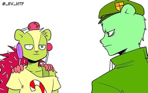 Image result for Happy Tree Friends Flippy HTF