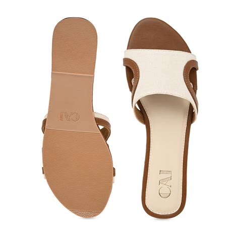 Curved in Canvas Tan Flats – The CAI Store