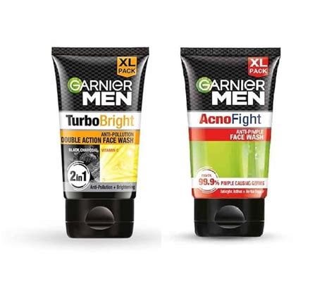 Garnier Men Turbo Bright Anti-Pollution Double Action Face Wash 150g ...