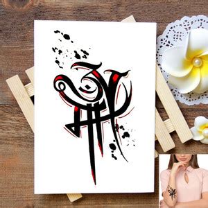 voorkoms Maa Temporary Tattoo Stickers For Male And Female Fake Tattoo ...