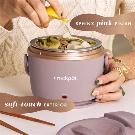 Crock-Pot® Lunch Crock® Food Warmer 20 oz, Sphinx Pink - Walmart.com ...