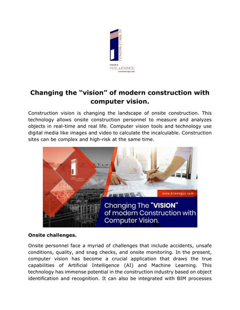 Image result for Computer Vision Construction