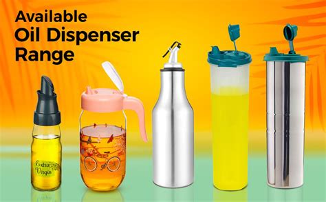 SignoraWare Even Flow 500ml Borosilicate Glass Oil Dispenser and Pourer ...