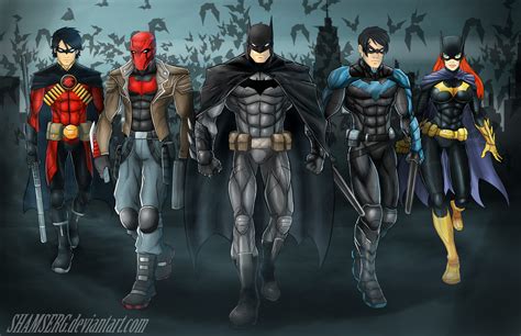 batman, red hood, nightwing, catwoman, superheroes, artist, artwork ...