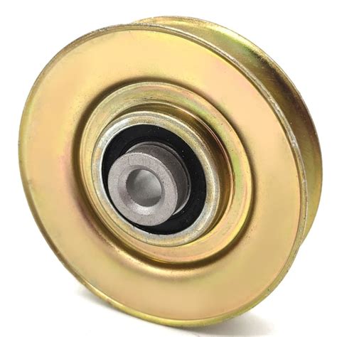 Terre Products V-Groove Idler Pulley - 3'' Dia.- 3/8'' Bore - Steel ...