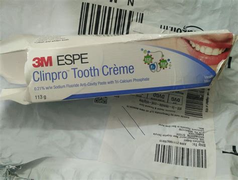 Clinpro by 3M 0.21% Sodium Fluoride Anti-Cavity Toothpaste for Cavity ...