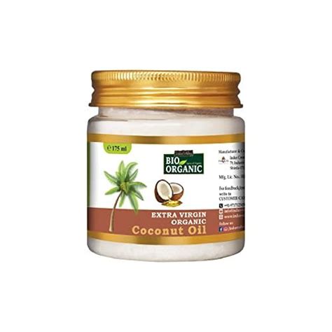 Buy INDUS VALLEY Bio Organic Extra Virgin Pure Organic Coconut Oil, For ...