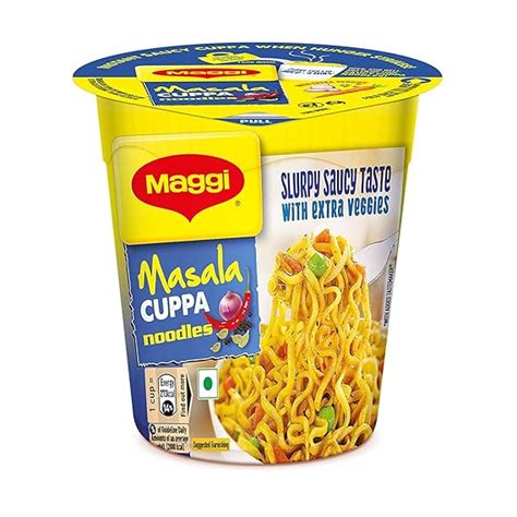MAGGI Instant Cuppa Noodles, Masala - 70.5 grams Pack | New Recipe ...