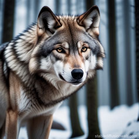 Natural Habitat of Wolves | Stable Diffusion Online
